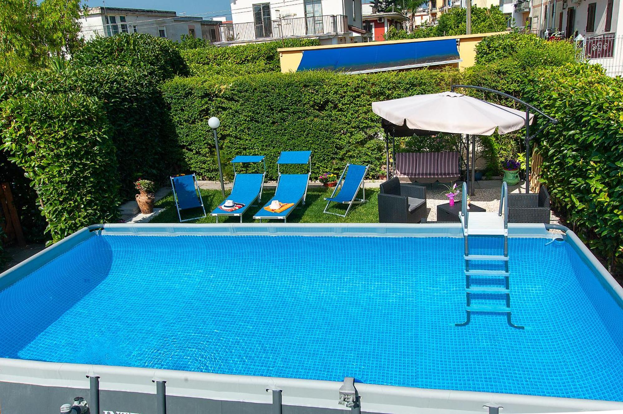 Depandance Con Piscina In Uso In Esclusivo In B&B Sant'Antonio Abate Ngoại thất bức ảnh